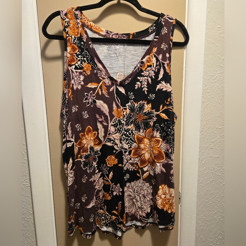 Maurices Floral Patterned Top 0X